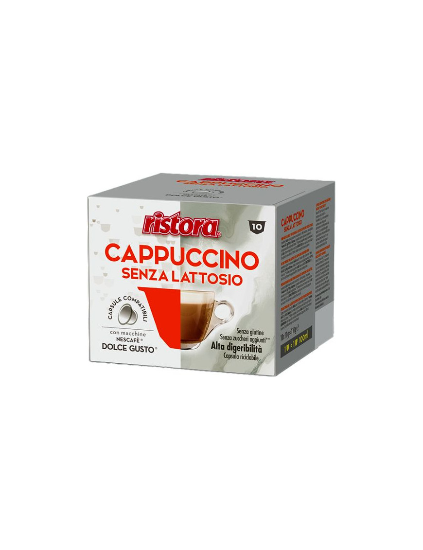 RISTORA CAPSULE CAPPUCCINO SENZA LATTOSIO COMP.NDG G.11X10