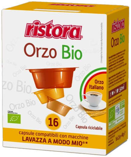 RISTORA CAPSULE ORZO SOLUBILE BIO COMP.LAVAZZA AMM G2,5X16