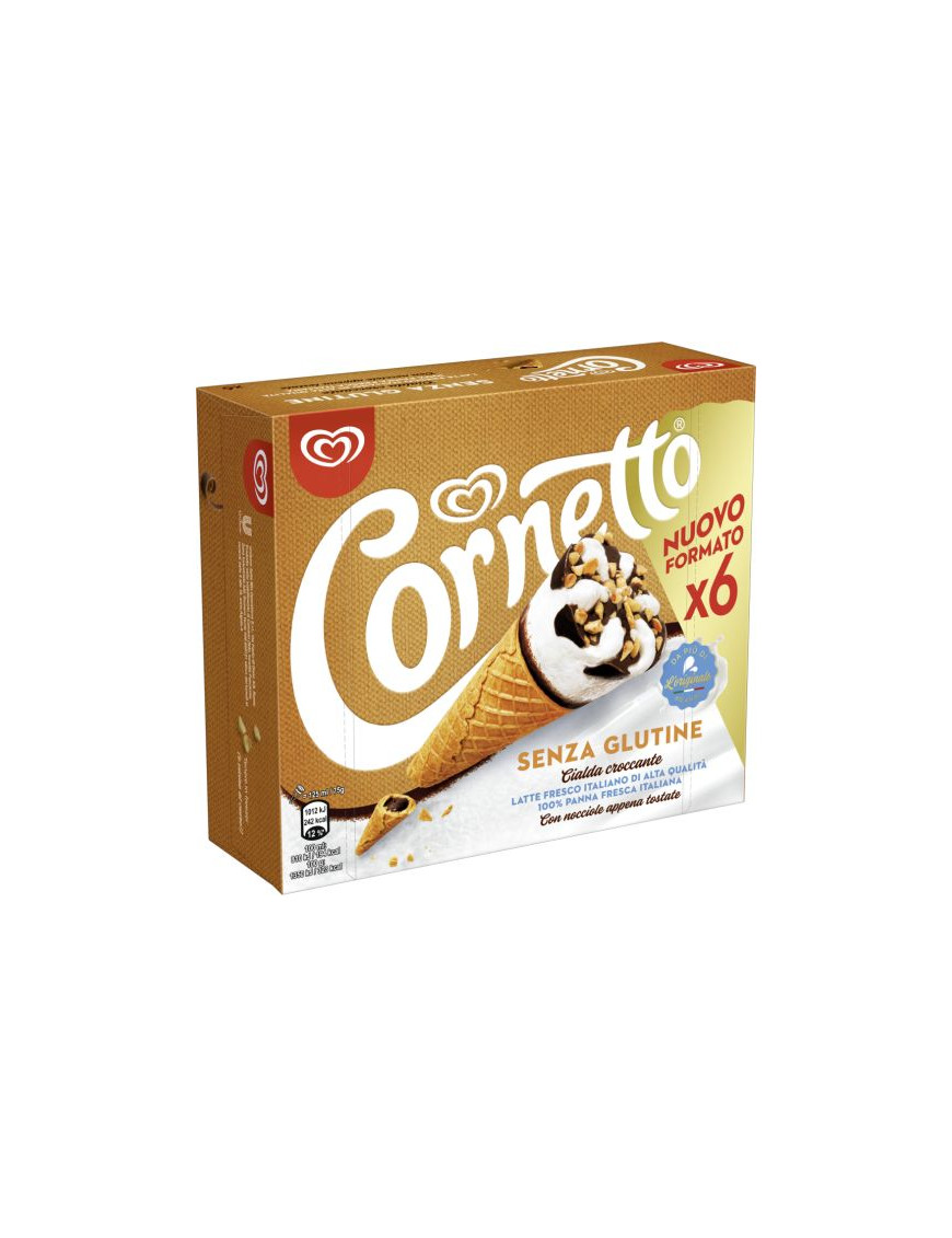 ALGIDA CORNETTO GLUTEN FREE X6 NEW G.450