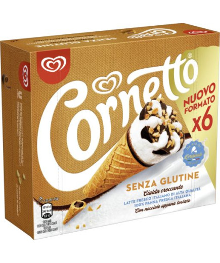 ALGIDA CORNETTO GLUTEN FREE X6 NEW G.450