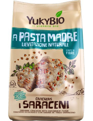 YUKIBIO CRACKERS G.250 SARACENI A PASTA MADRE