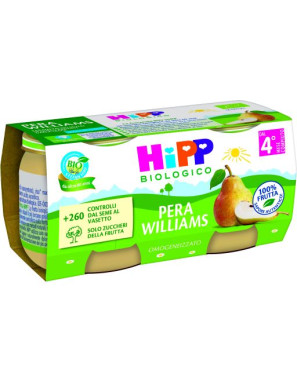 HIPP OMOGENEIZZATO PERA WILLIAMS 100%  2X80G