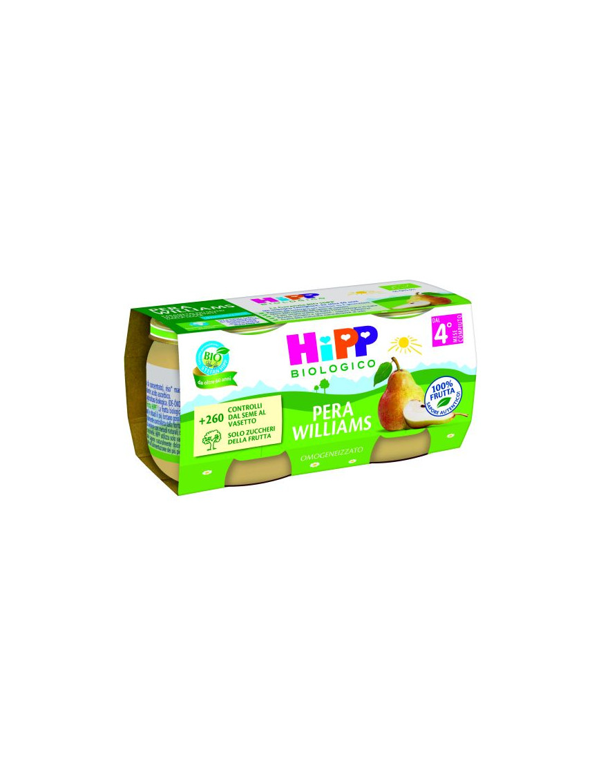 HIPP OMOGENEIZZATO PERA WILLIAMS 100%  2X80G