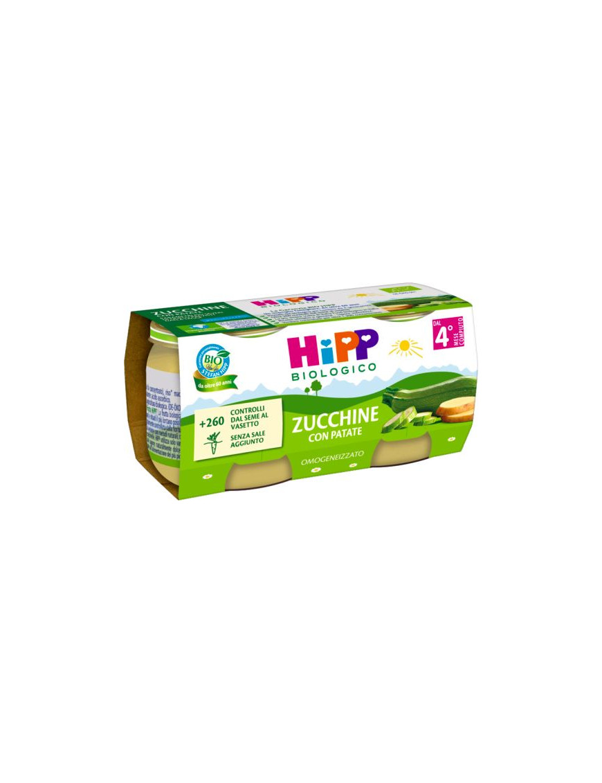 HIPP OMOGENEIZZATO ZUCCHINECON PATATE 2X80G