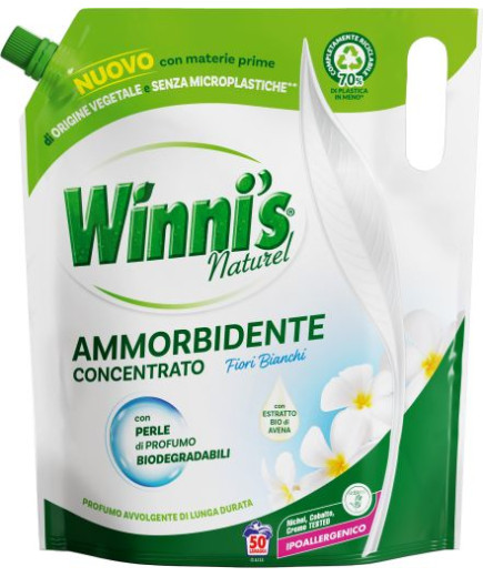 WINNI'S AMMORB.CONC.POUCH PATCHOULI ARGAN ML.1250 50 LAV.