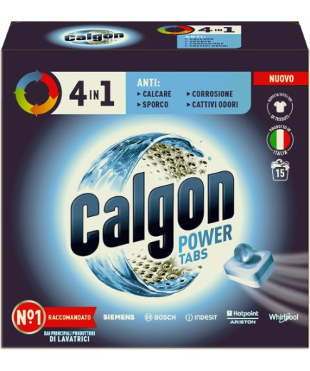 CALGON POWER TABS 4 IN 1 X15PZ.