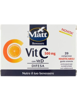 MATT VITAMINA C 20 CPR-MASTICABILI