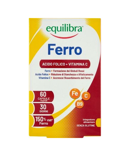 EQUILIBRA PIU' VIT.C 60 CPR E ACIDO FOLIFICO VEGICAPS