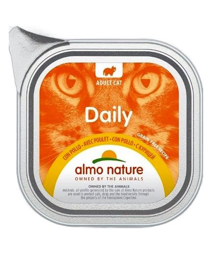 ALMO NATURE GATTO DAILY CON POLLO GR 100 VASCHETTA