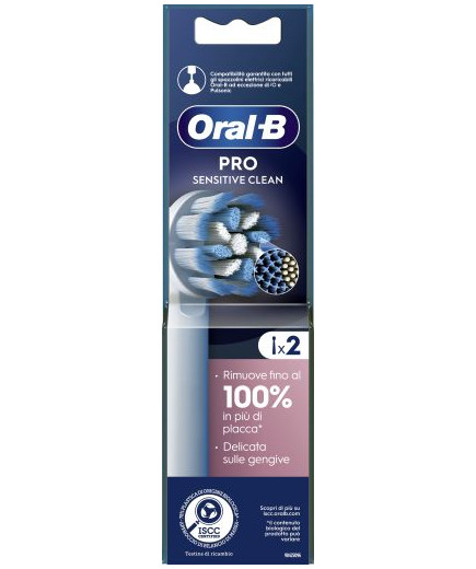 ORAL-B TESTINA REFILL PRO SENSITIVE ACTIVE X2