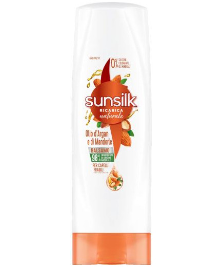 SUNSILK BALSAMO ML.200 OLIO D'ARGAN&MANDORLE RICARICA NATUR.