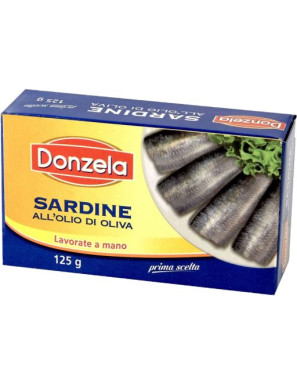 DONZELA SARDINE GR 125 O.OLIVA SCATOLA