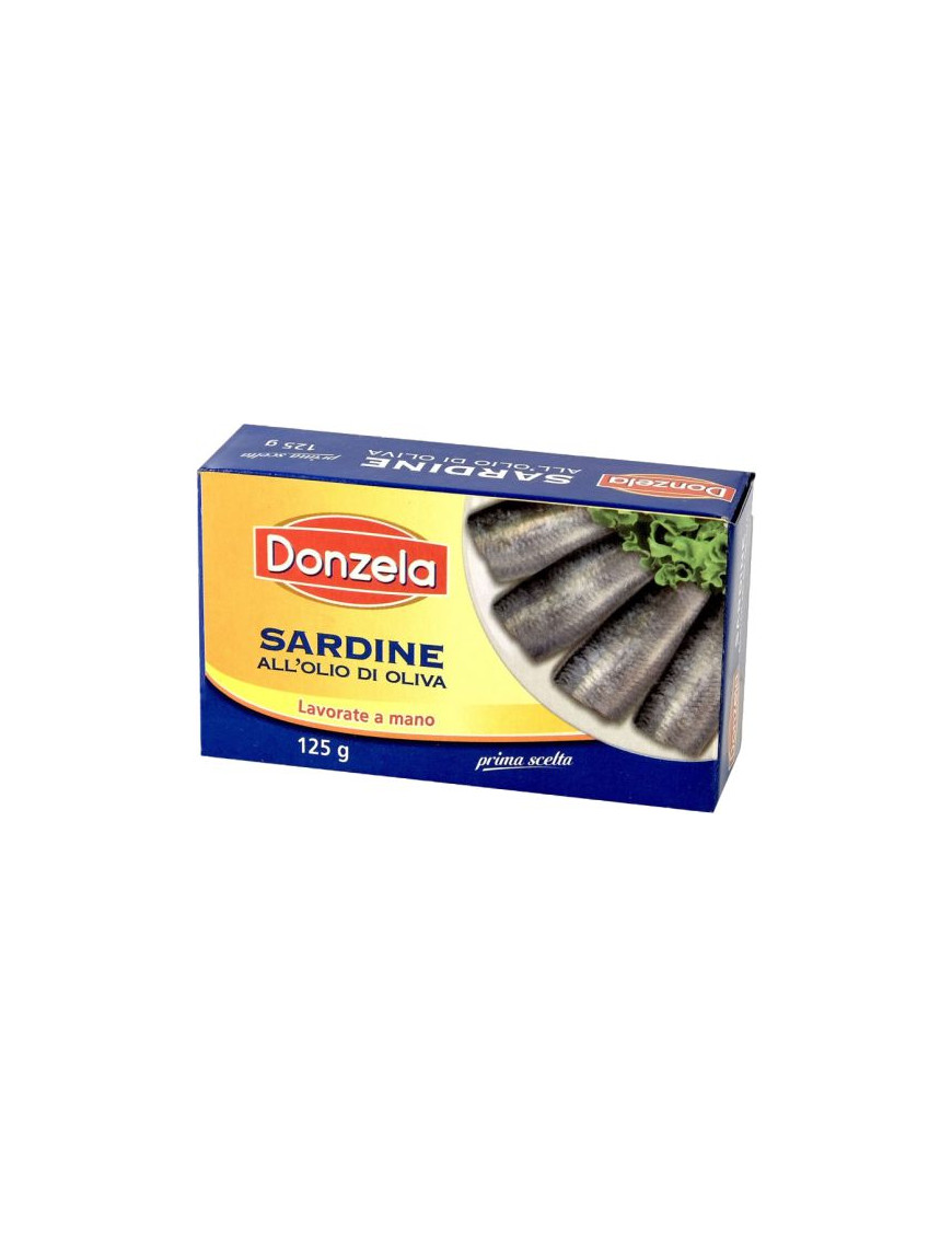 DONZELA SARDINE GR 125 O.OLIVA SCATOLA