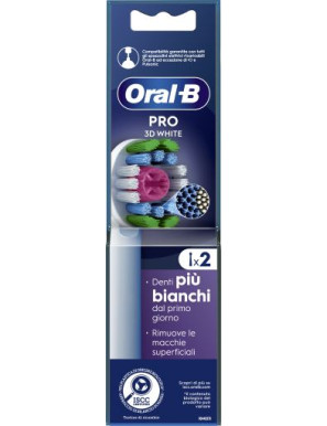 ORAL-B TESTINA REFILL PRO 3D WHITE X2