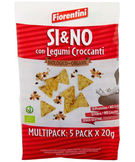 FIORENTINI SI&NO TRIANGOLI MAIS E LEGUMI BIO GR.20X5 - MULTI