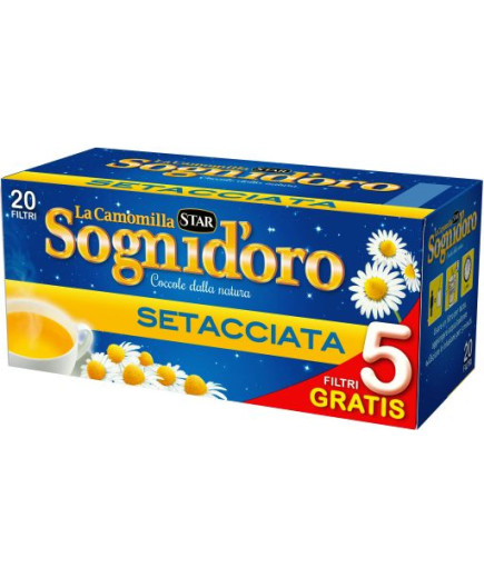 Star Sogni D'Oro Camomilla Setacciata Filtri 15+5 Omaggio