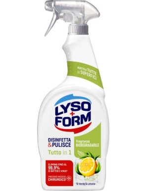 LYSOFORM TUTTO IN UNO SPRAY DISINF.&PULIS.TE' V.LIMON.ML.700