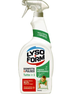 LYSOFORM TUTTO IN UNO SPRAY DISINFETTA&PULISCE ML.700