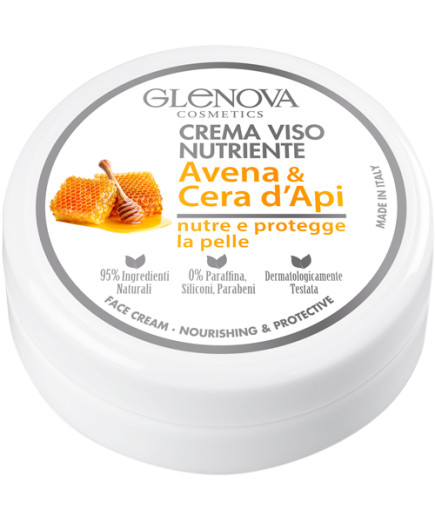 GLENOVA CREMA VISO AVENA E CERA D'API ML 120