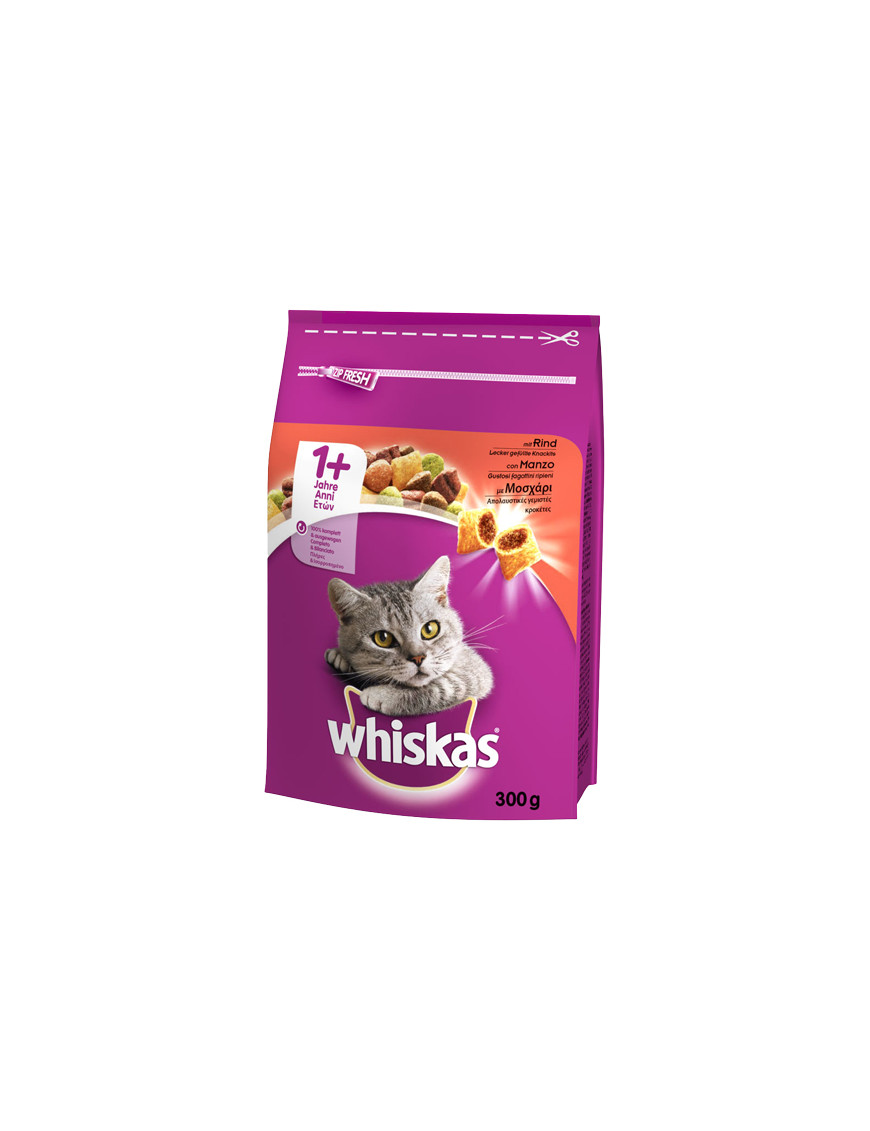 WHISKAS CROCCANTINI MANZOG.300