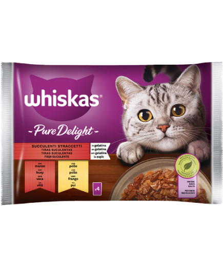 WHISKAS PURE DELIGHT SUCC.STRACC. G.85X4