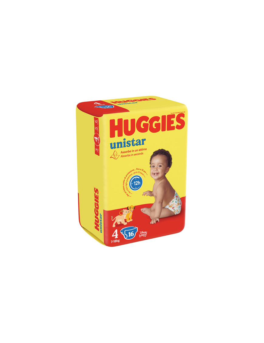 HUGGIES UNISTAR X16 KG.7/18N.4