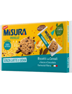 MISURA BISCOTTO G.280 PRIVOLAT CEREALI E CIOCC.