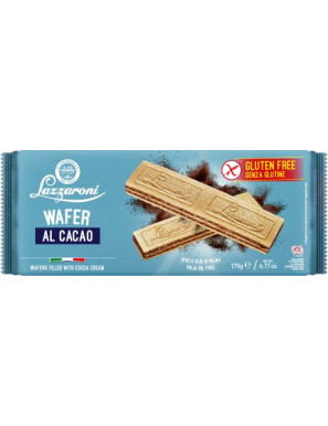 LAZZARONI WAFER S/GLUTINE G.175 CACAO