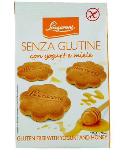 LAZZARONI FROLLINI S/GLUTINE G.200  YOUGURT E MIELE