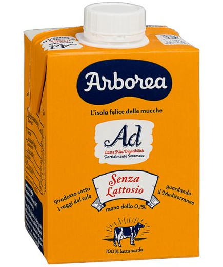 ARBOREA LATTE UHT AD SCREMATO 500 ML EDGE S/LATTOSIO