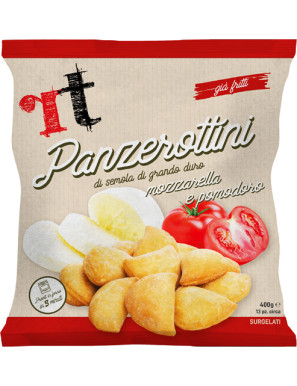 RT  PANZEROTTINI POMODORO/MOZZRELLA G.28  BUSTA G.400