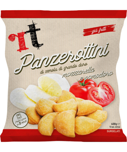 RT  PANZEROTTINI POMODORO/MOZZRELLA G.28  BUSTA G.400