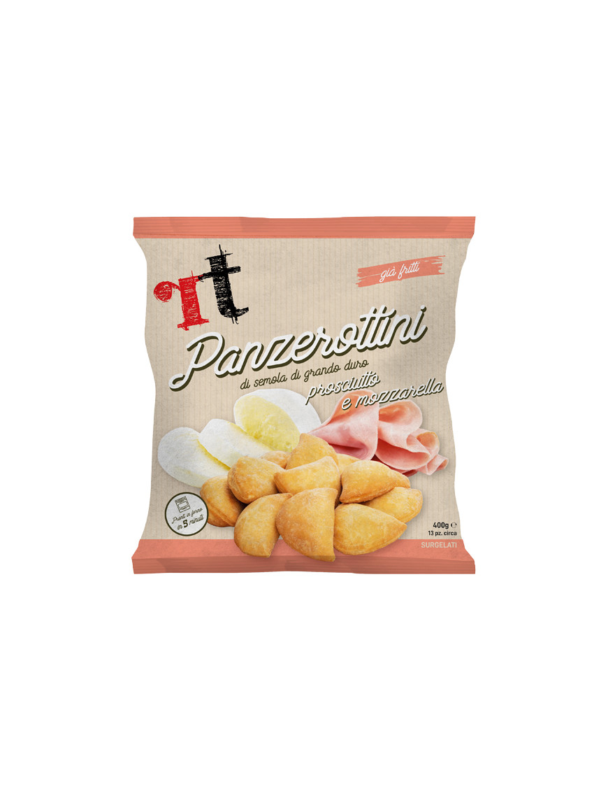 RT  PANZEROTTINI PROSC.COTTOMOZZARELLA G.28  BUSTA G.400