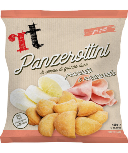 RT  PANZEROTTINI PROSC.COTTOMOZZARELLA G.28  BUSTA G.400