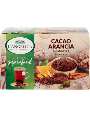 L'ANGELICA TISANA CACAO ARANCIA CANNELLA 40 GR 18 F