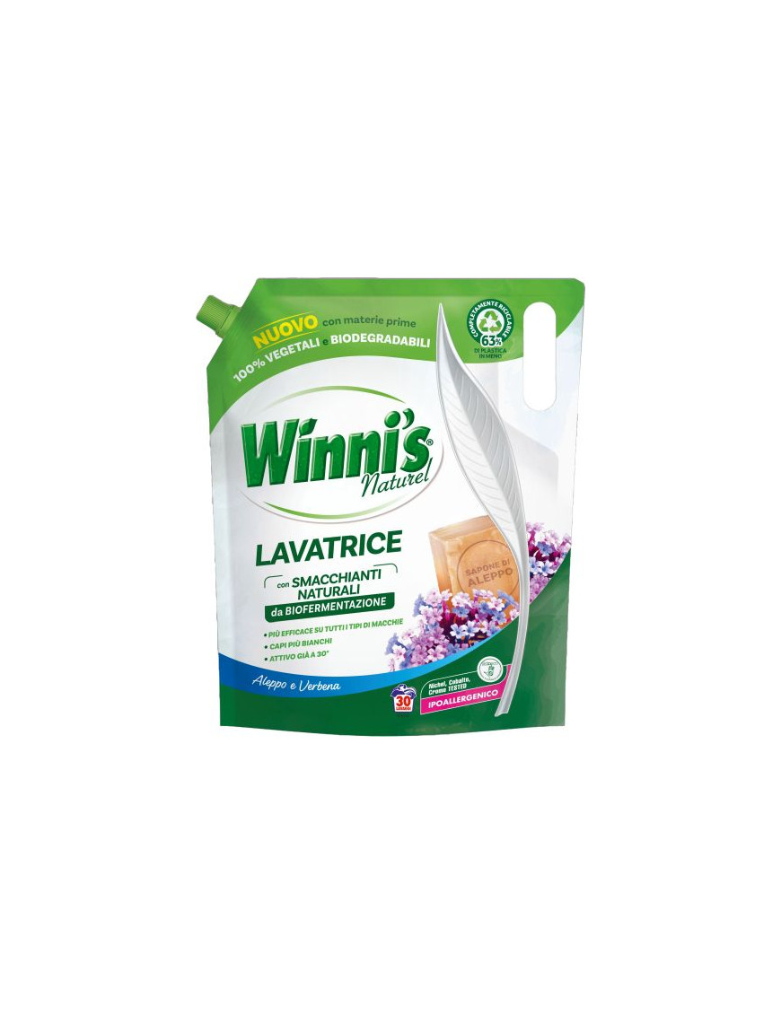 WINNI'S DET.LAVATRICE ECOFORM.ALEPPO&VERBENA ML.1350 30 LAV.