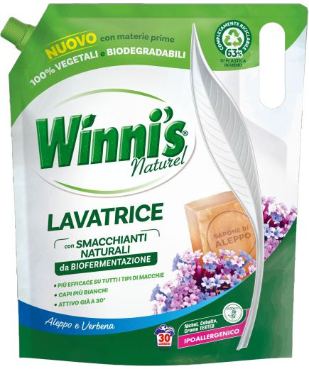 WINNI'S DET.LAVATRICE ECOFORM.ALEPPO&VERBENA ML.1350 30 LAV.