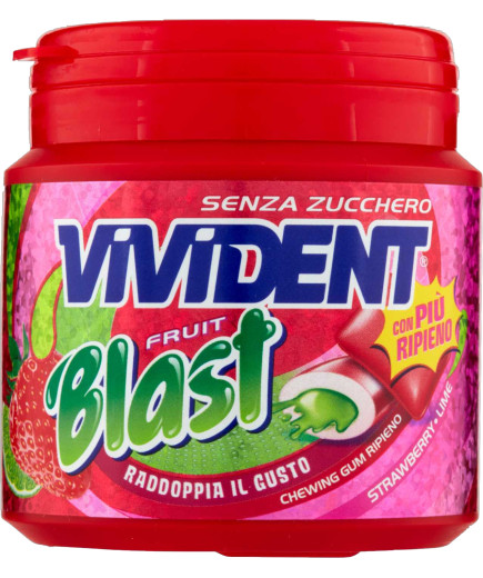 Perfetti Vivident Bottle Strawberry