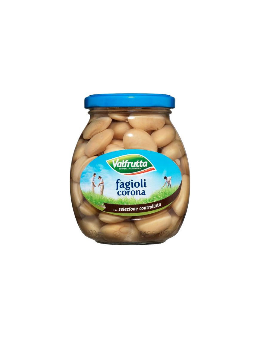 Valfrutta Fagioli Corona gr.360 Vaso Vetro