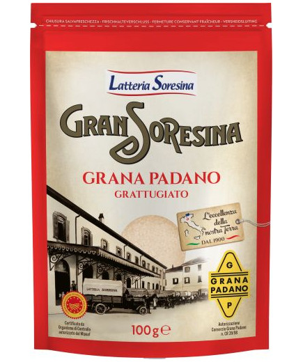 Soresina Grana Padano DOP Grattugiato Busta gr.100