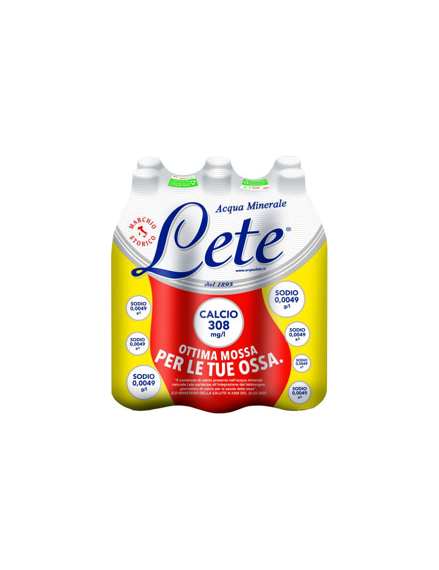 Lete Acqua Minerale Effervescente Naturale cl.50