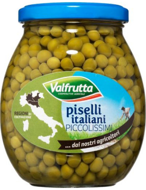 Valfrutta Piselli Piccolissimi gr.360 Vaso Vetro