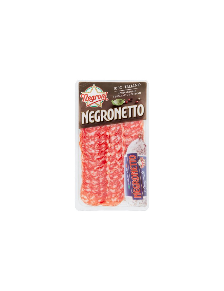 NEGRONI SALAME NEGRONETTO AFFETTATO G.75