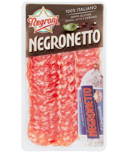 NEGRONI SALAME NEGRONETTO AFFETTATO G.75