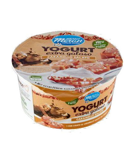 MERANO YOGURT LATTE FIENO DOPPIO STRATO G.150 CARAM.SALATO