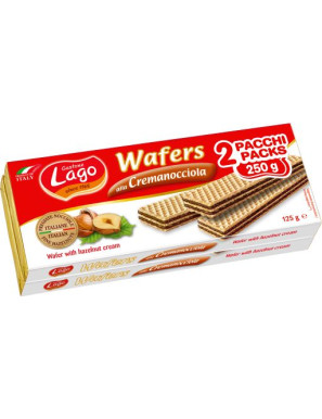 LAGO WAFER DOPPIO NOCCIOLA G.125X2