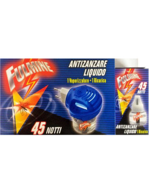 FULMINE BIUSO BASE + RICARICA 45 NOTTI ANTIZANZARE ML.30