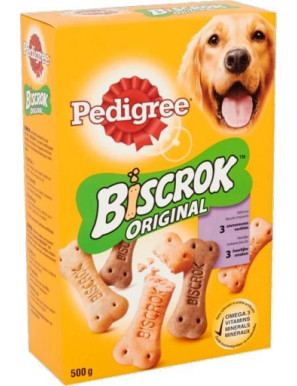 PEDIGREE BISCROCK G.500 SCATOLA  -SNACK CANE-