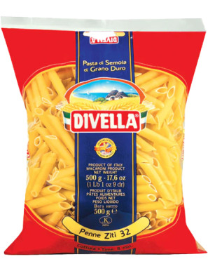 Divella Penne Ziti N°32 gr.500