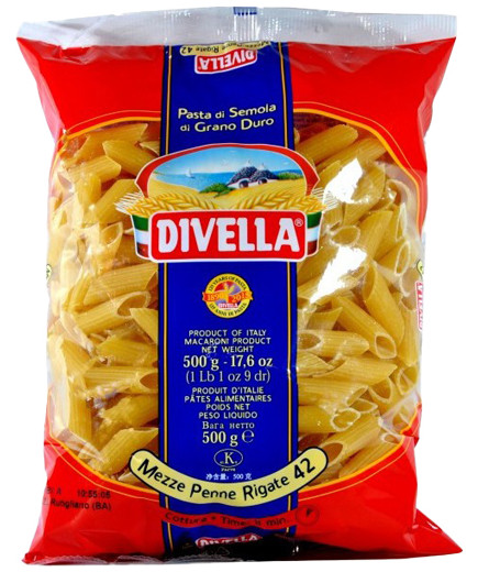 Divella Mezze Penne Rigate gr.500 N°42